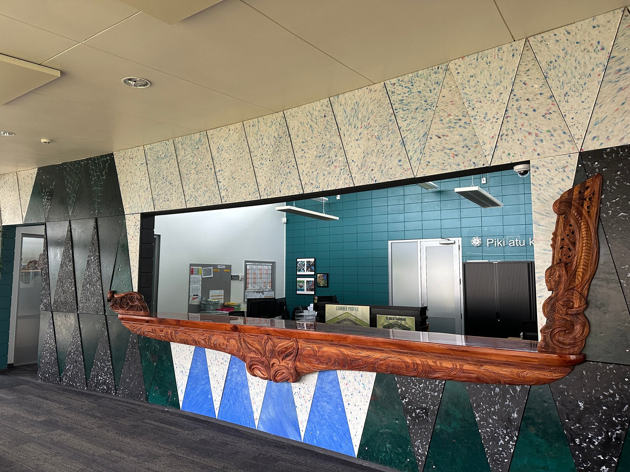 A celebration of Māori culture and circular economy in this South Auckland school fit out.