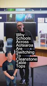 Why schools across Aotearoa are switching to recycled plastic table tops that's Critical. Cleanstone