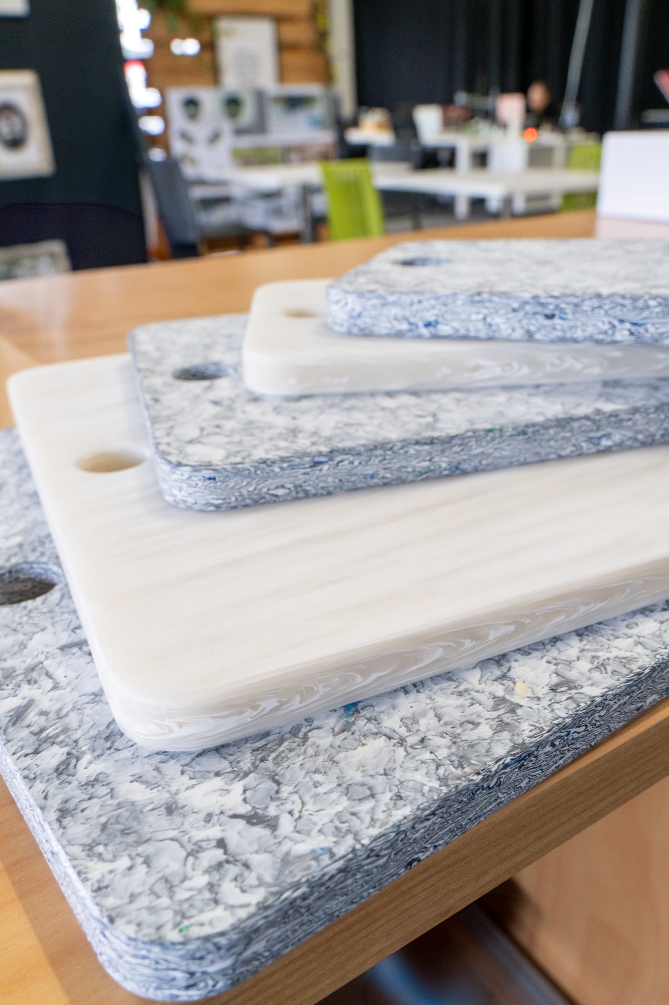 Cleanstone Chopping Board — Clear (100% Recycled Soft Plastics)