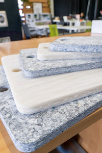 Cleanstone Chopping Board — Clear (100% Recycled Soft Plastics)