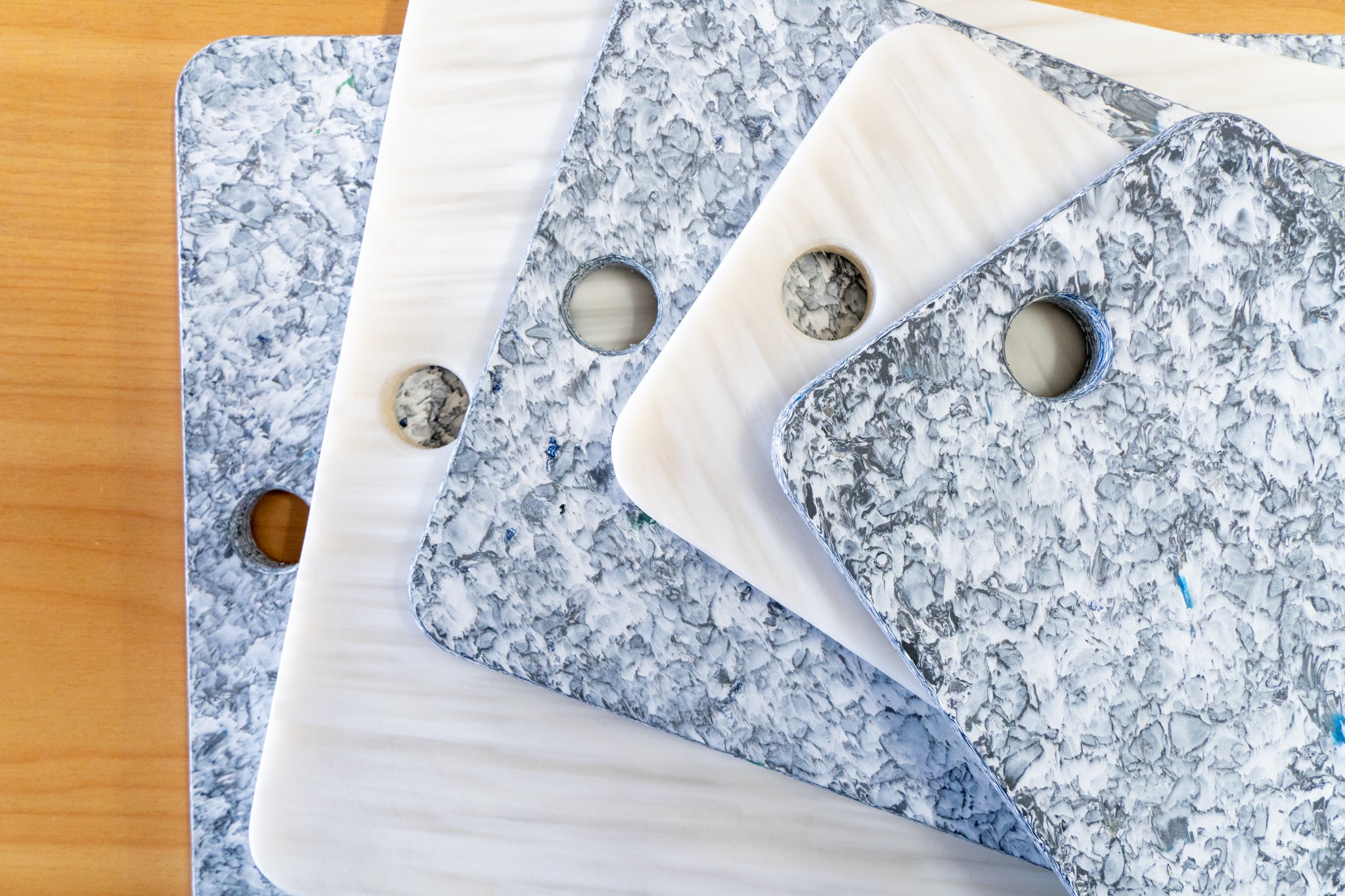 Cleanstone Chopping Board — Clear (100% Recycled Soft Plastics)