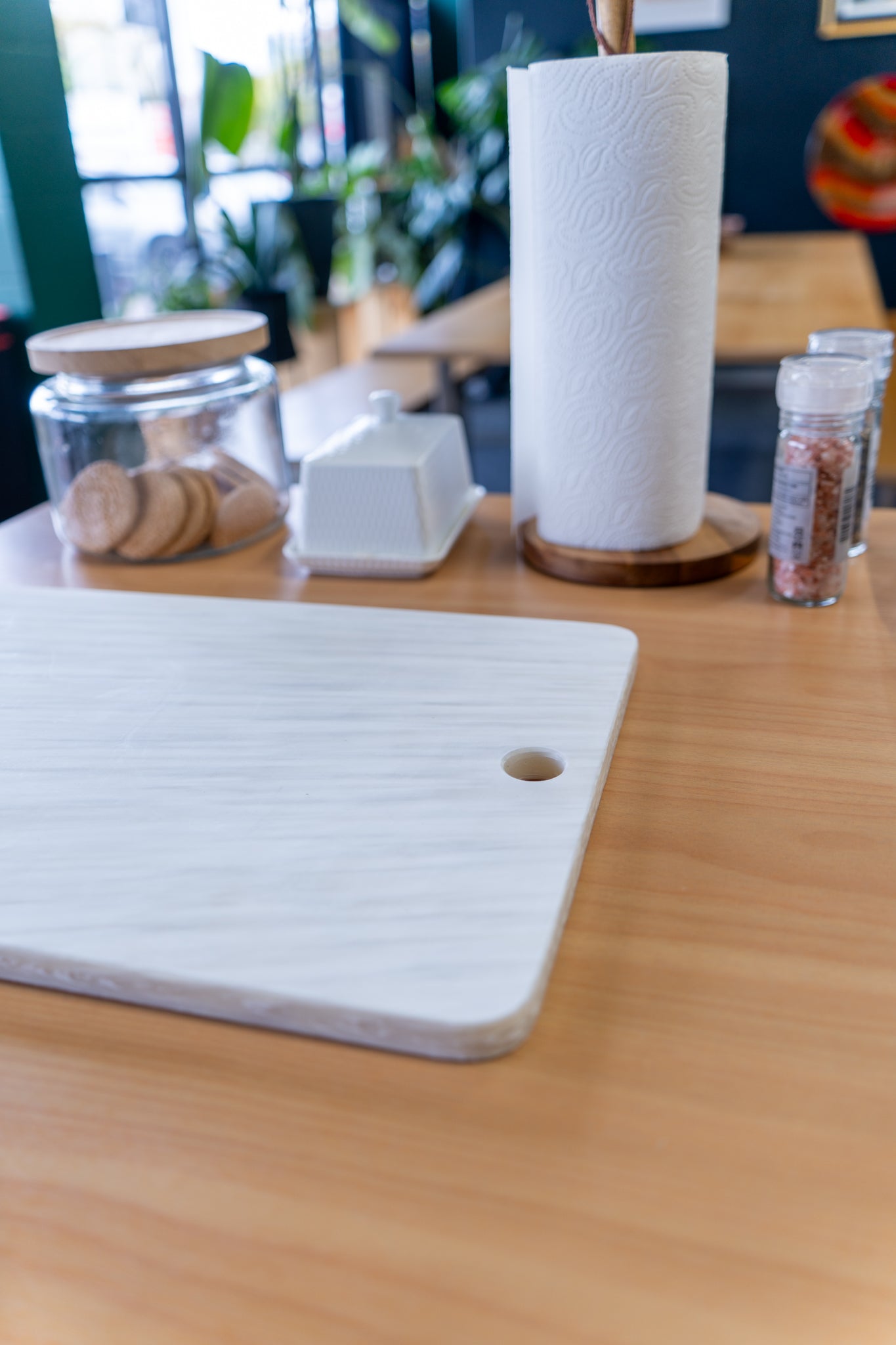 Cleanstone Chopping Board — Clear (100% Recycled Soft Plastics)