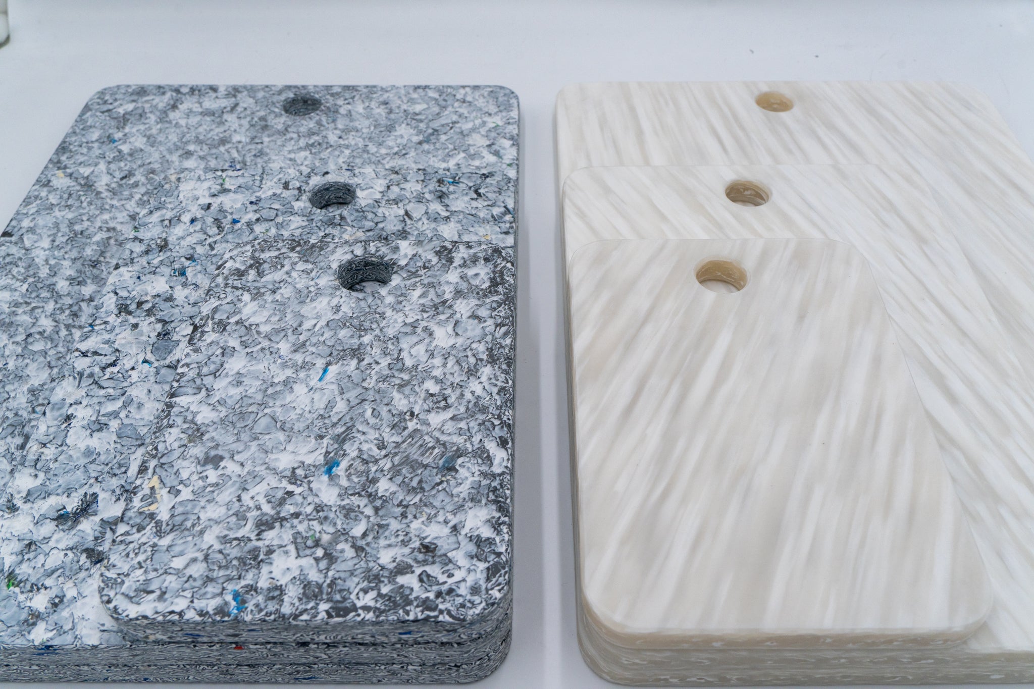 Cleanstone Chopping Board — Clear (100% Recycled Soft Plastics)